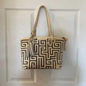 Spartina 449 Greek key design handbag